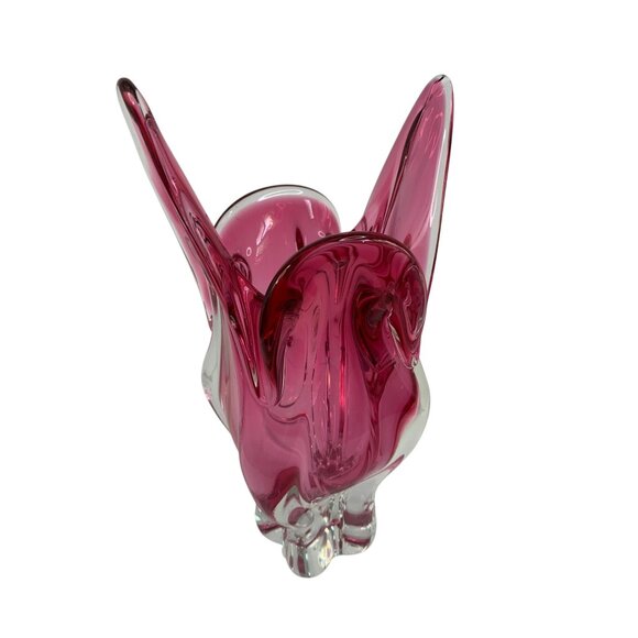 VTG 60s Chribska Vase designer Joseph Hospodka Art Glass 8819 Czech Republic - Picture 1 of 10